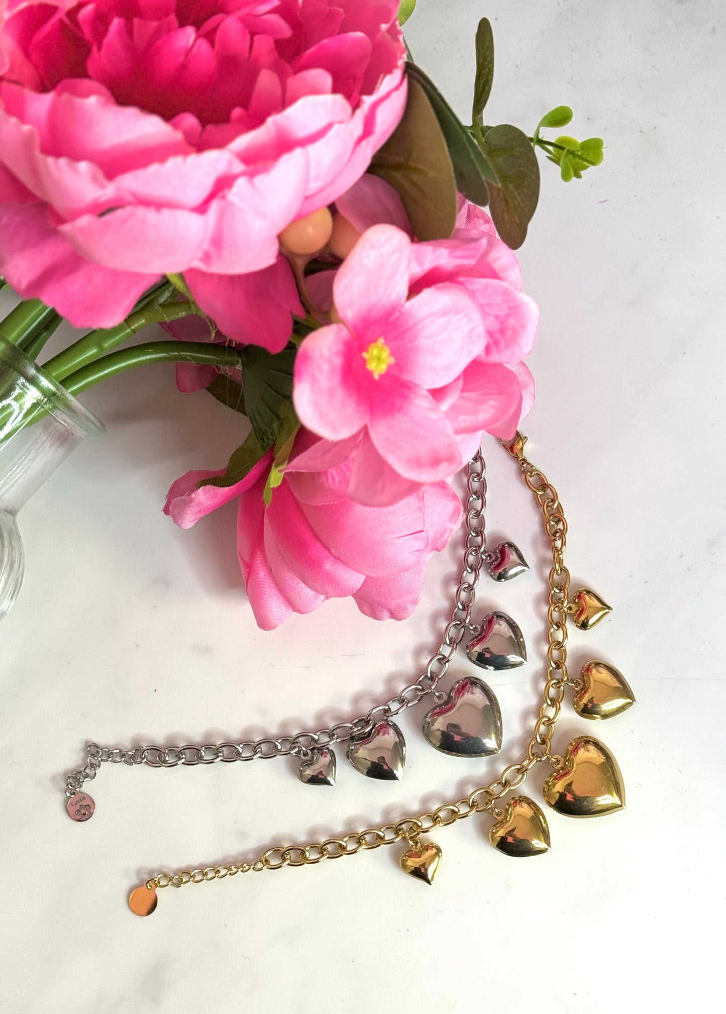 BRACCIALE CUORI SONAGLIO