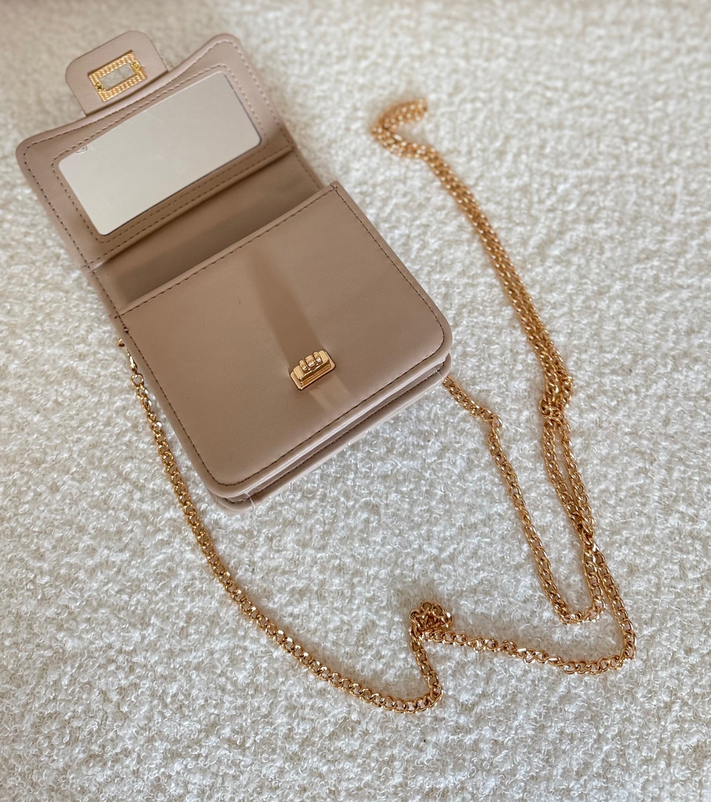 MINI BAG CON SPECCHIETTO E TRACOLLA