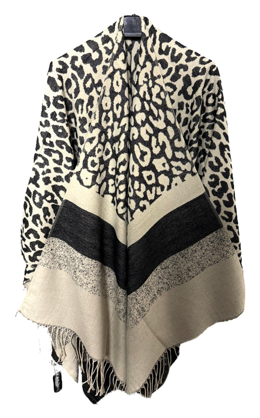 PONCHO LEOPARDATO